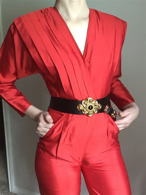 80s style jumpsuit